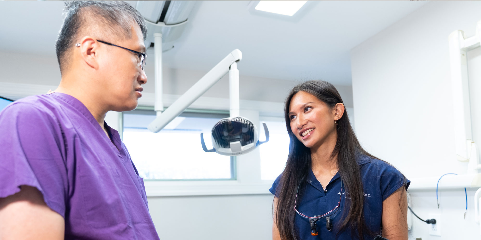 Doctors consulting with each other