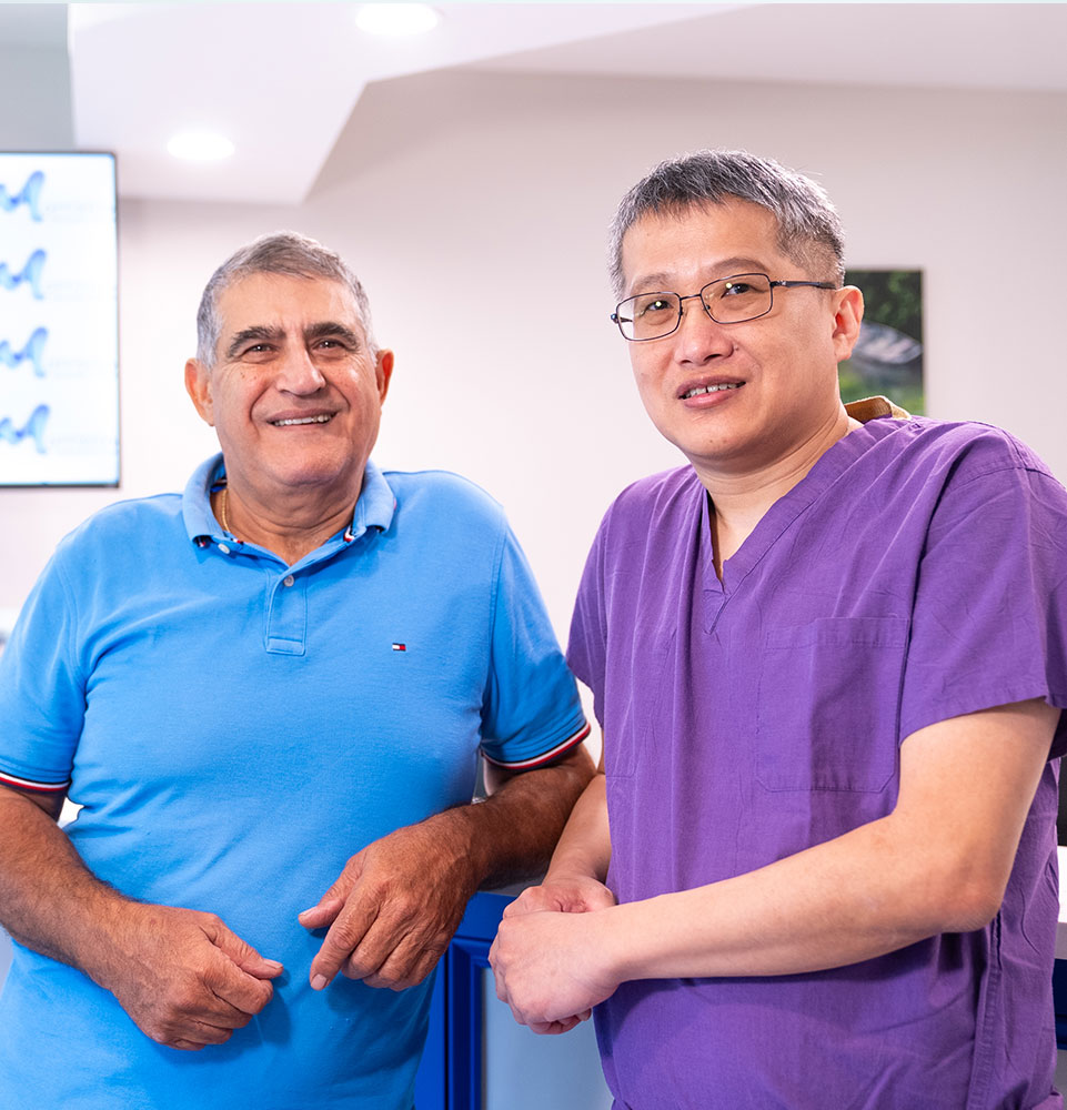 Patient smiling with Patient