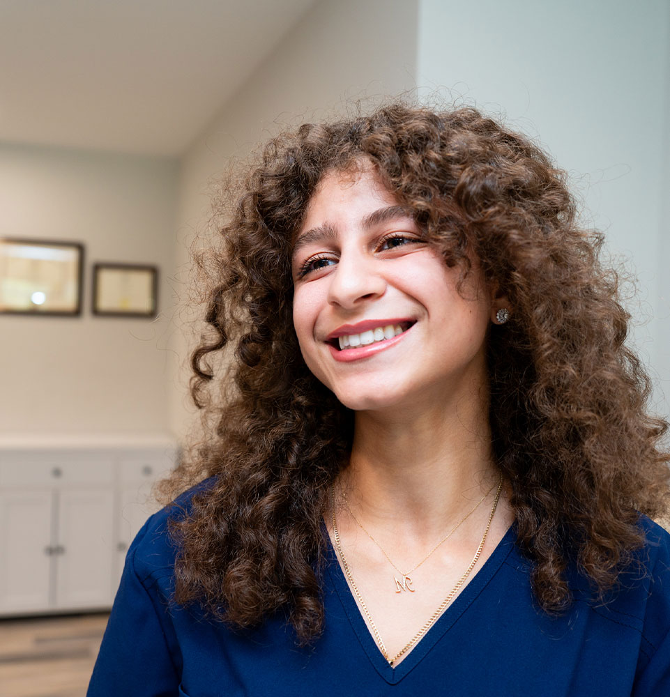 Team member Smiling at Patient
