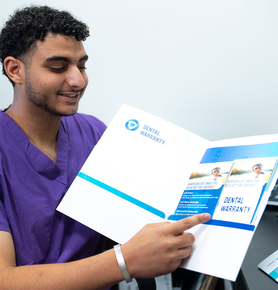 doctor looking Finance papers